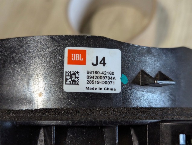 TOYOTA 8616042160 Динамик передней двери в наличии Каменское