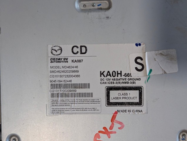MAZDA KA0H669G0 в наличии Запорожье