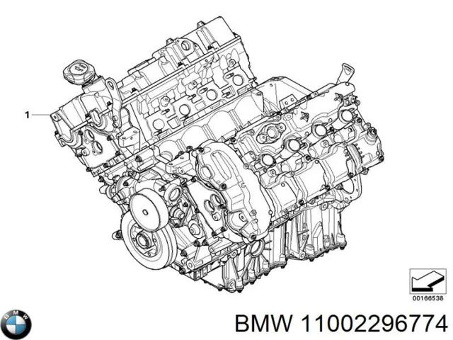 Мотор в сборе 11002296774 BMW
