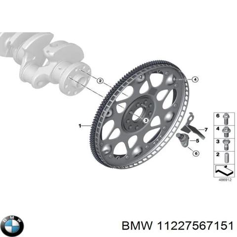 Маховик BMW 7