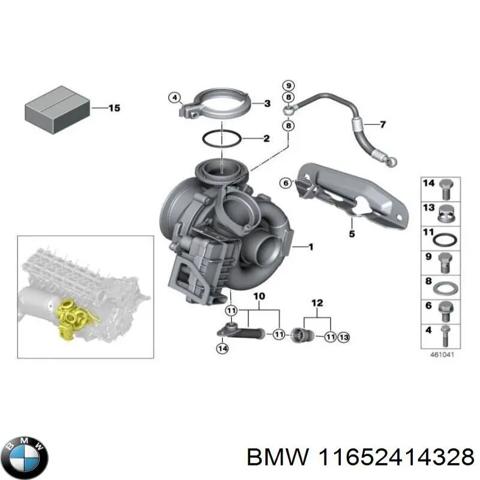 Турбокомпрессор 11652414328 BMW