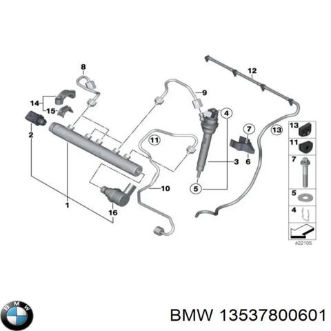 Распределитель топлива (рампа) 13537800601 BMW