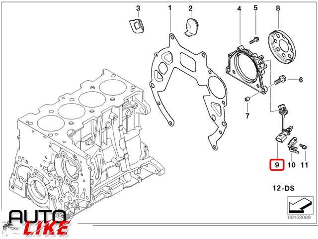13627787192 BMW Датчик коленвала купить в Черновцы