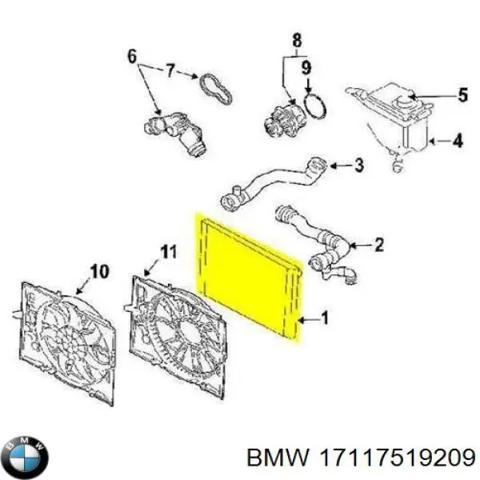 Радиатор водяной 17117519209 BMW