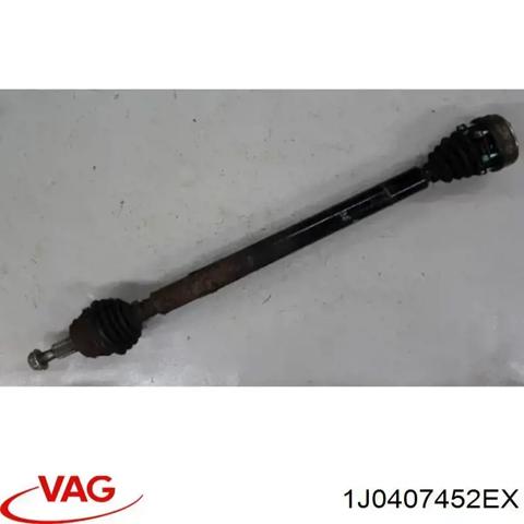 Полуось передняя, правая 1J0407452EX VAG
