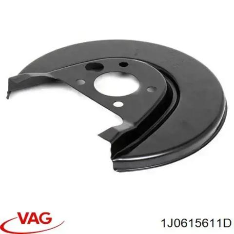 Щиток тормозного диска заднего левый 1J0615611D VAG