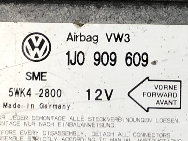 1J0909609 VAG Модуль-процессор управления подушкой безопасности (ЭБУ AIRBAG) купить в Днепр