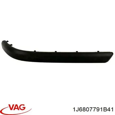 Молдинг бампера заднего, левый 1J6807791B41 VAG