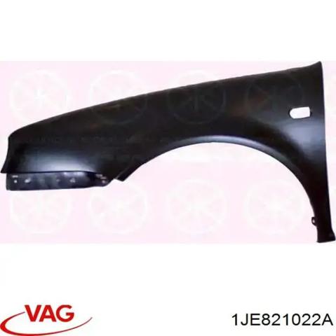 Переднее правое крыло 1JE821022A VAG