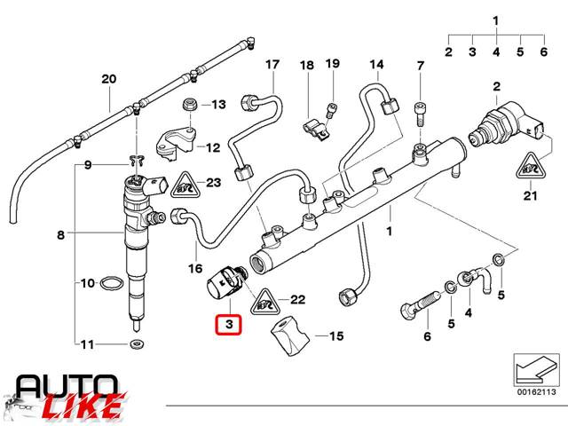 281002497 BMW Датчик давления топлива купить в Ирпень