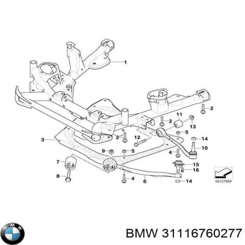 Подрамник передней подвески 31116760277 BMW