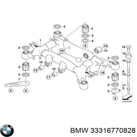 Подвеска задняя 33316770828 BMW
