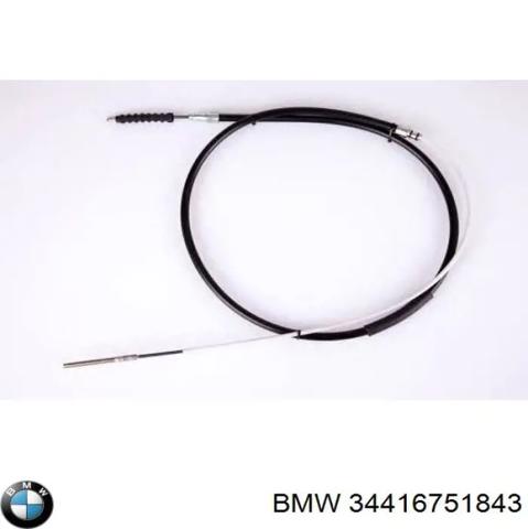 Трос ручного тормоза задний правый/левый 34416751843 BMW