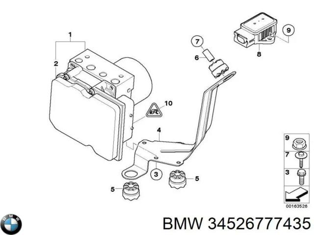 Датчик частоты вращения DSC 34526777435 BMW