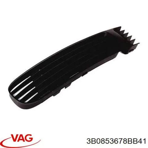 Решетка бампера переднего правая 3B0853678BB41 VAG
