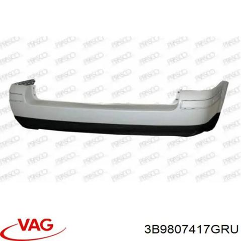 Бампер задний 3B9807417GRU VAG