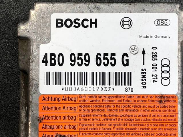VAG 4B0959655G Модуль-процессор управления подушкой безопасности (ЭБУ AIRBAG) в наличии Черкассы
