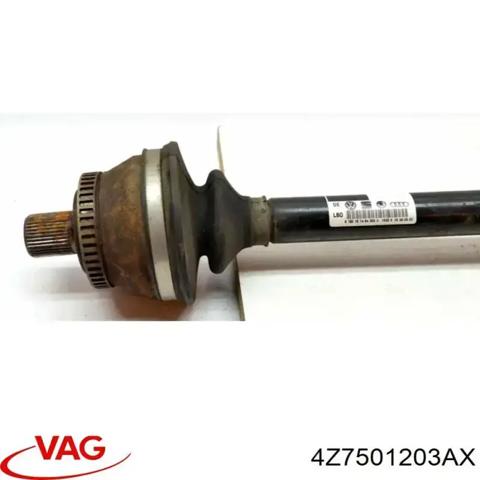 Полуось задняя 4Z7501203AX VAG