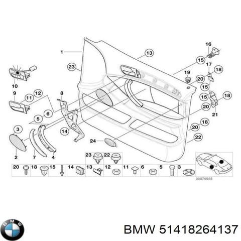 BMW 51418264137 Накладка динамика двери в наличии Днепр
