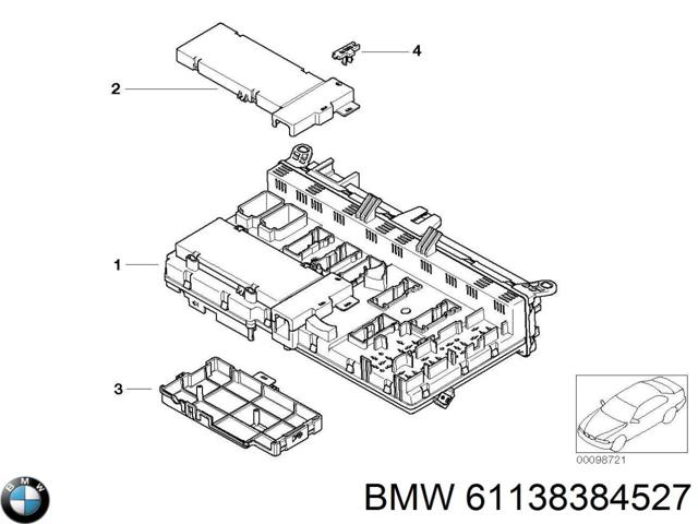 Коробка предохранителей 61138384527 BMW