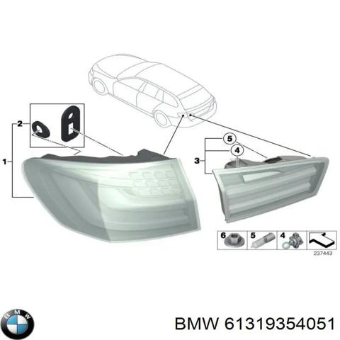Переключатель подрулевой 61319354051 BMW