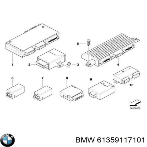 Блок комфорта 61359117101 BMW