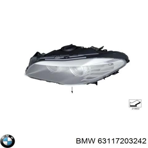 Правая блок фара 63117203242 BMW