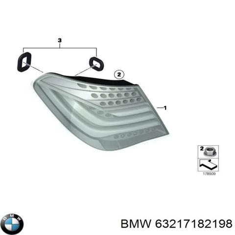 Фара задняя правая внешняя 63217182198 BMW