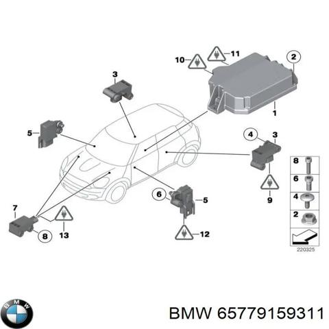 Датчик Айрбег передний 65779159311 BMW