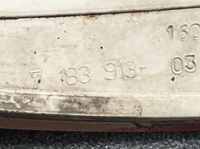 7183913 BMW Левый отражатель заднего бампера купить в Николаев
