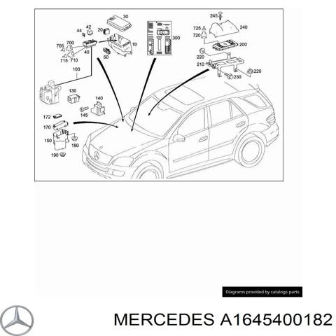 Крышка блока предохранителей A1645400182 MERCEDES