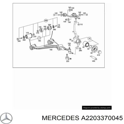 Колеса и ступицы A2203370045 MERCEDES