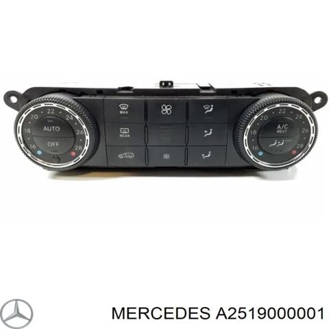 Механизм управления кондиционером A2519000001 MERCEDES