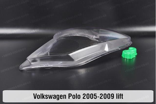 Скло фари vw volkswagen polo mk4 (2005-2009) iv покоління рестайлінг ліве праве 6Q1941008AR