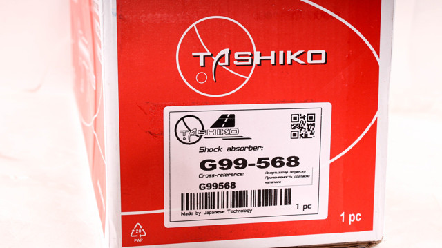 Стійка амортизатора tashiko передня ліва mini cooper r50 r52 r53 2002-2006 334622 G99-568