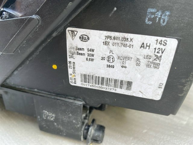 7P5941035K Фара левая купить Ужгород