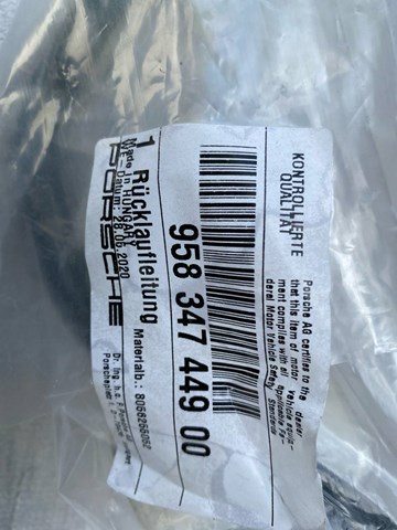 PORSCHE 95834744900 в наличии Харьков