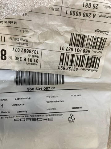 95853108701 PORSCHE купить в Одесса