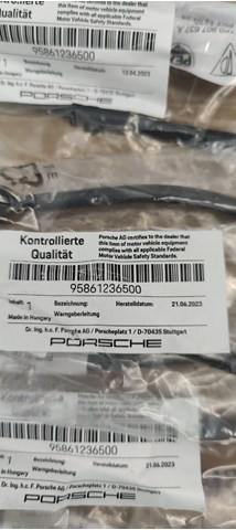 95861236500 PORSCHE Датчик износа тормозных колодок передний купить в Харьков