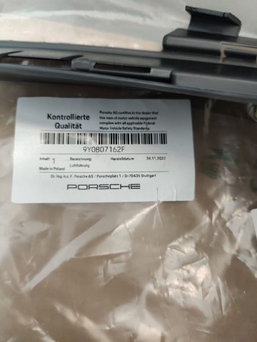PORSCHE 9Y0807162F в наличии Черкассы
