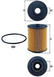 MAHLE OX356D Фильтр масляный в наличии Ужгород