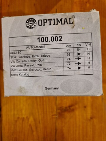 100002 OPTIMAL Подшипник задней ступицы купить в Черкассы