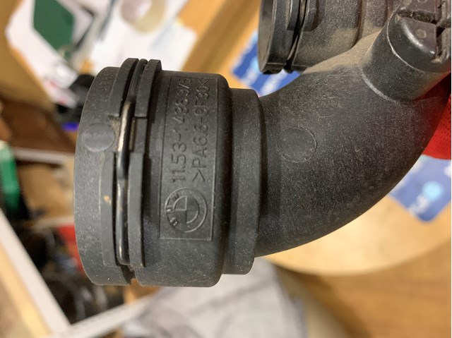 11531436407 BMW Шланг (патрубок) радиатора охлаждения верхний купить в Одесса