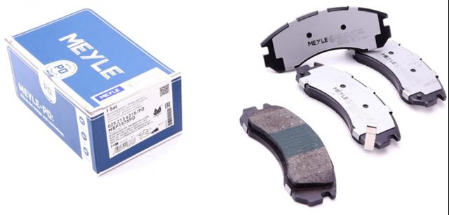 Передние тормозные колодки 0252136315W MEYLE