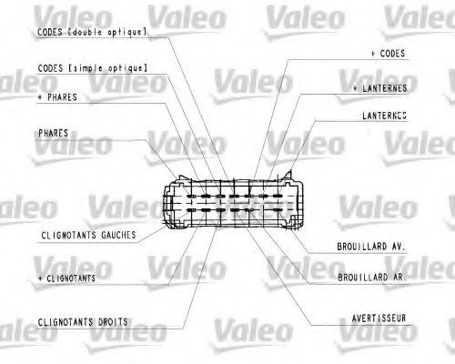 251438 VALEO Переключатель подрулевой левый купить в Николаев