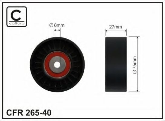 CAFFARO 26540 Ролик натяжителя приводного ремня в наличии Винница