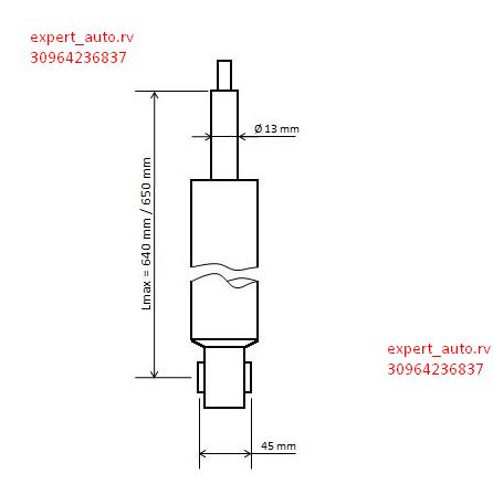 KAYABA 3448025 Амортизатор задний в наличии Киев