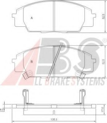 Колодки 37174 ABS