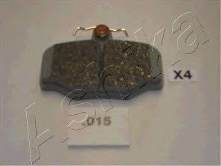 Колодки тормозные дисковые комплект 5100015 ASHIKA