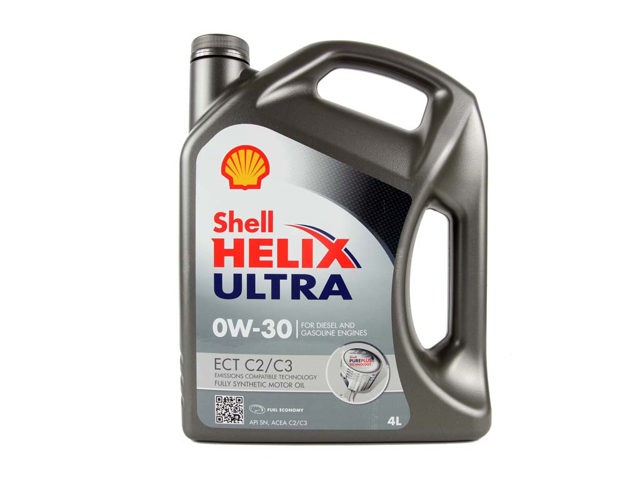 Shell helix ultra ect c2/c3 0w-30, 4l (x4) 550046306